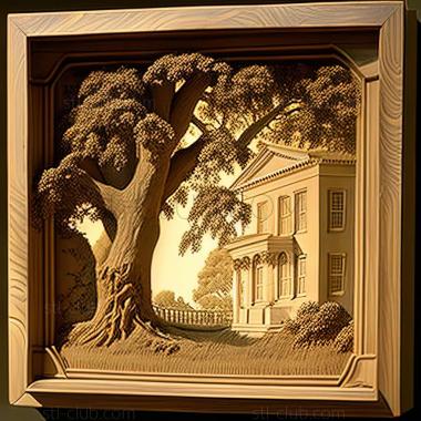 3D model Daniel Garber American artist (STL)